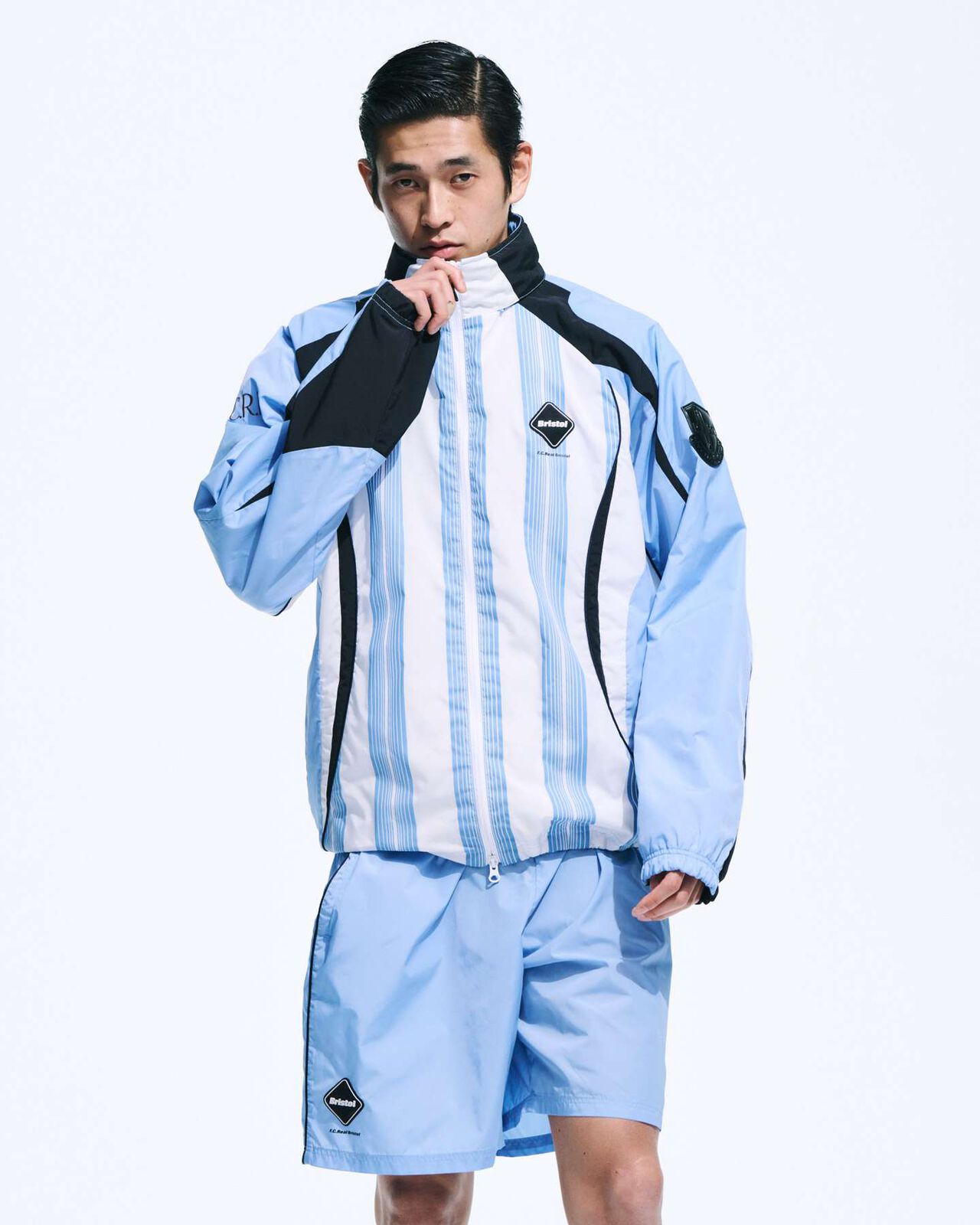 EXHIBITION GAME JACKET,LIGHT BLUE, large image number 9
