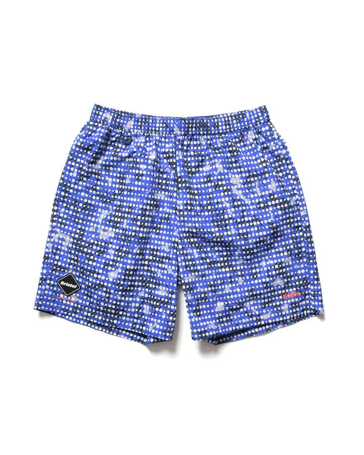 FRAGMENT: CAMOUFLAGE NYLON SHORTS,B, medium