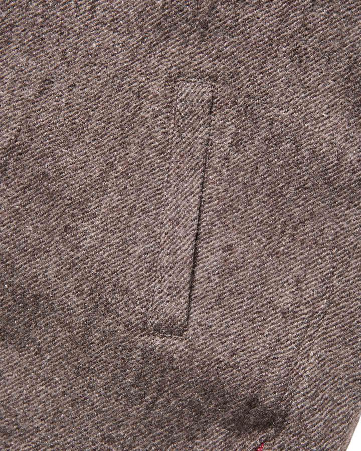 LINEN WOOL HOODED SHIRT,LIGHT BROWN, medium image number 4