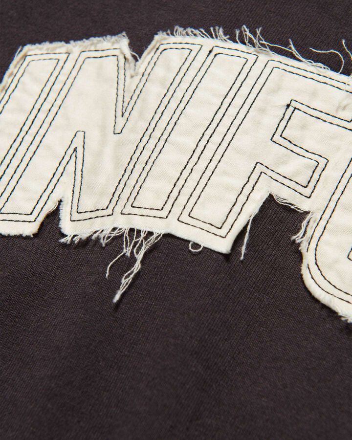 CUT-OUT LOGO TEE,BROWN, medium image number 2