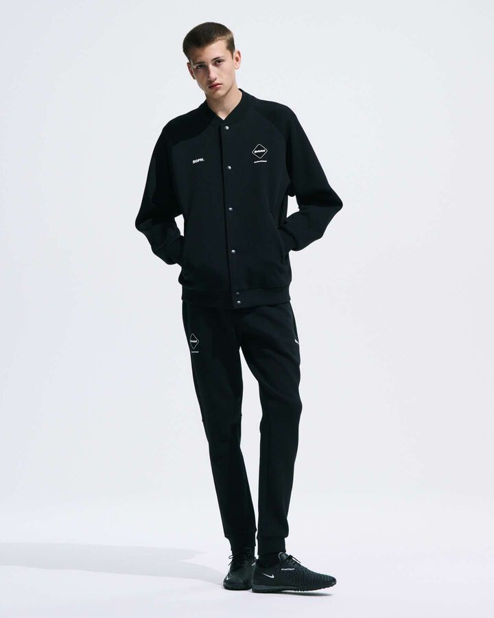 TECH SWEAT VARSITY BLOUSON,BLACK, medium image number 5