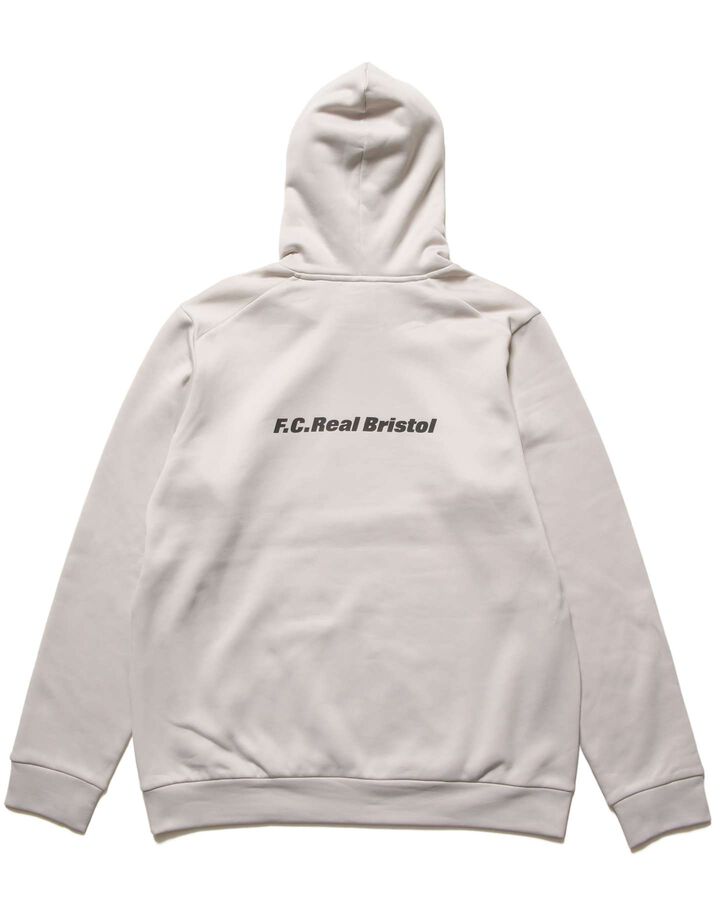 STRETCH FLEECE HOODIE,LIGHT GRAY, medium image number 1