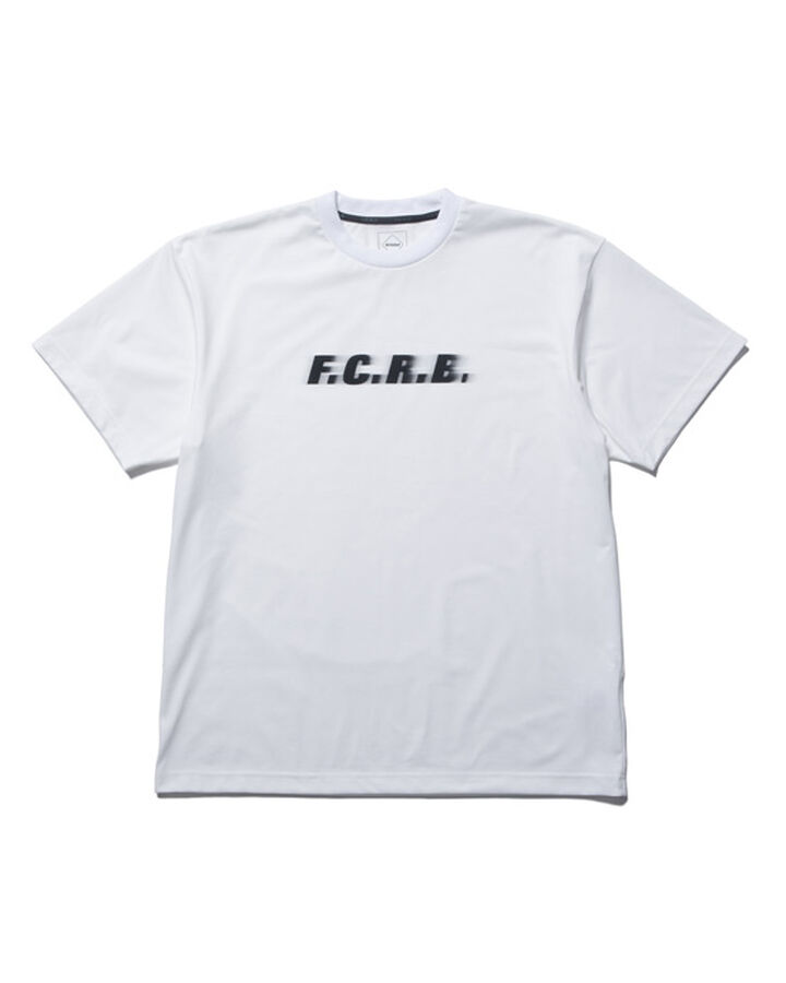 BLURRED LOGO TEE,WHITE, medium image number 0