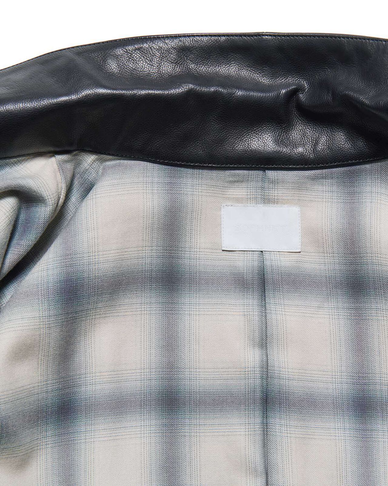 LEATHER TRUCKER JACKET,BLACK, large image number 3