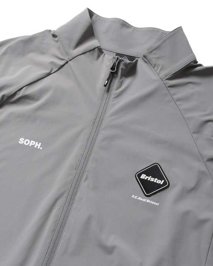 CORDURA STRETCH TEAM TRACK JACKET,LIGHT GRAY, medium image number 2