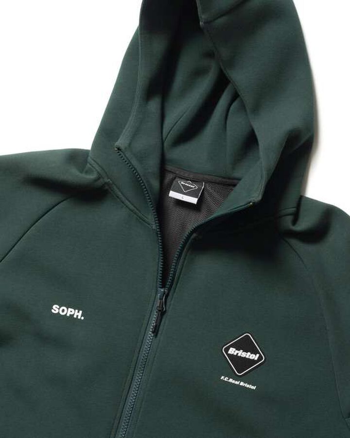 VENTILATION TRAINING HOODIE,GREEN, medium image number 2