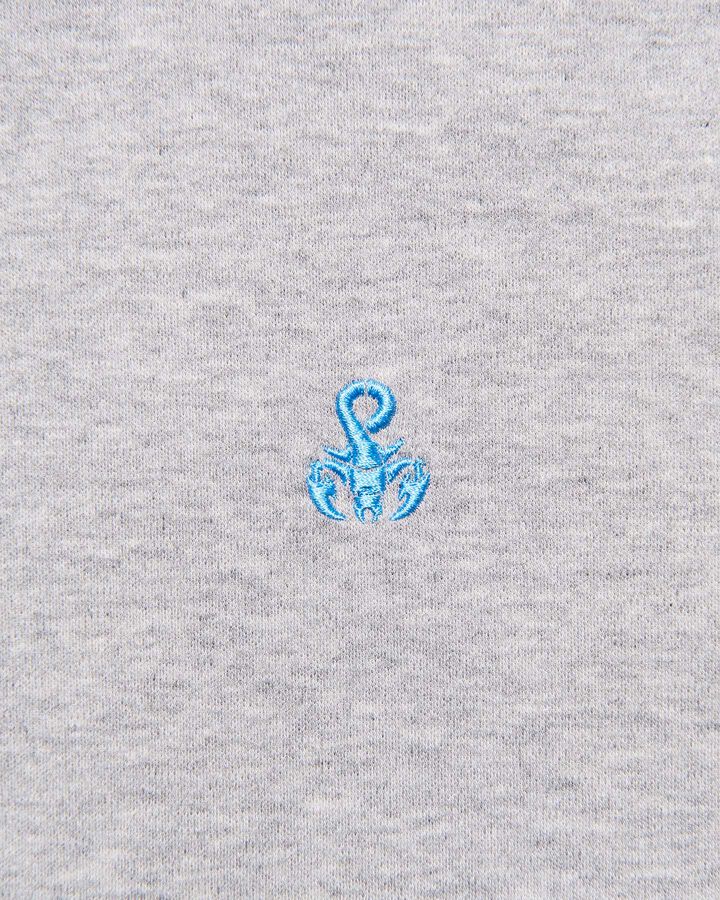 SCORPION L/S WIDE TEE,GRAY, medium image number 3