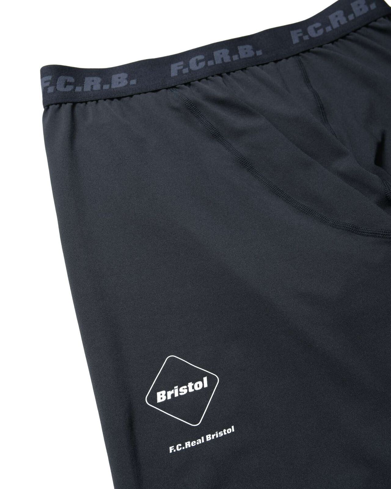 UNDERLAYER HALF TIGHTS,BLACK, large image number 2