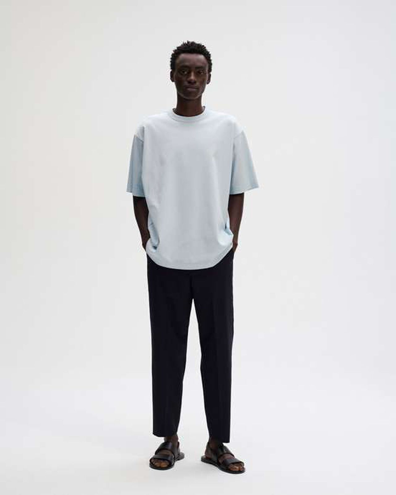 WIDE TEE,BLACK, large image number 4