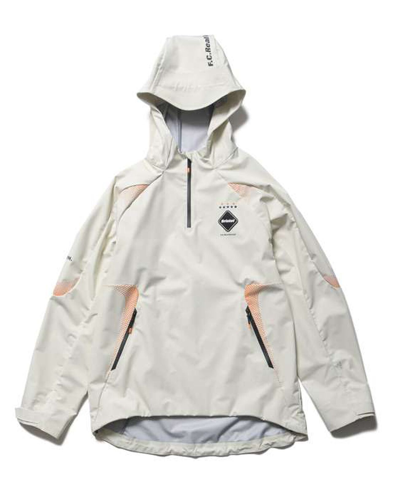 AUTHENTIC UTILITY TEAM HALF ZIP JACKET,OFF WHITE, large image number 0