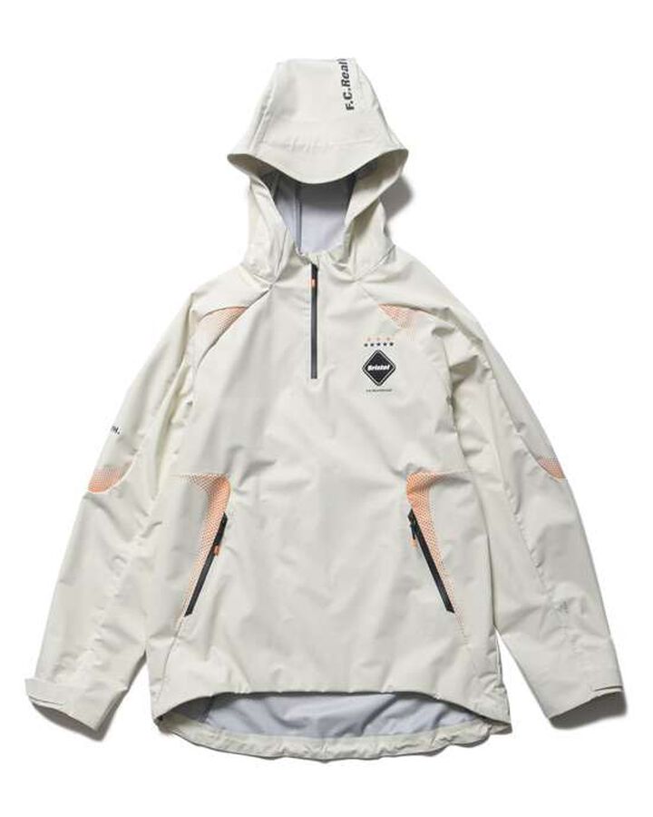 AUTHENTIC UTILITY TEAM HALF ZIP JACKET,OFF WHITE, medium