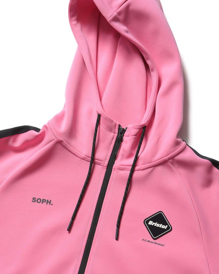 TRAINING TRACK ZIP-UP HOODIE,PINK, medium image number 2