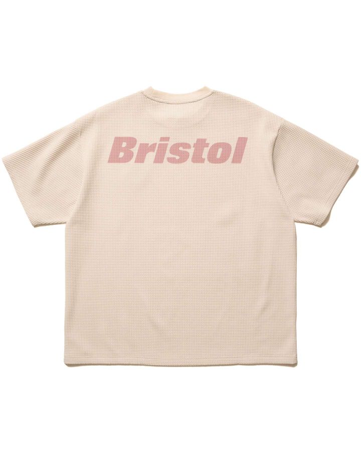 TECH WAFFLE S/S LOUNGE TOP,OFF WHITE, medium image number 1