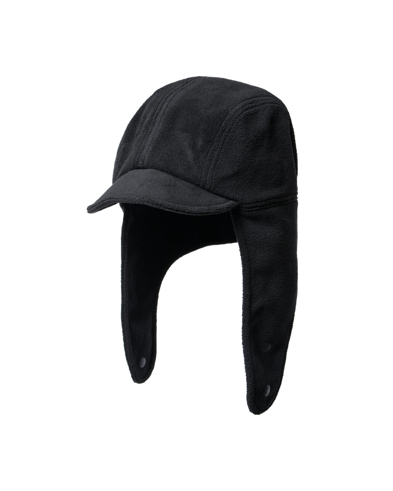 FLEECE FLIGHT CAP,BLACK, large image number 2