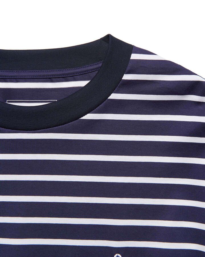 SCORPION BORDER L/S WIDE TEE,NAVY, medium image number 2