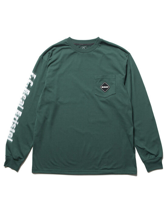新品 FCRB AUTHENTIC L/S TEAM POCKET TEE 黒S 新品 FCRB AUTHENTIC L/S TEAM POCKET TEE 黒S 新品XL黒F C Real