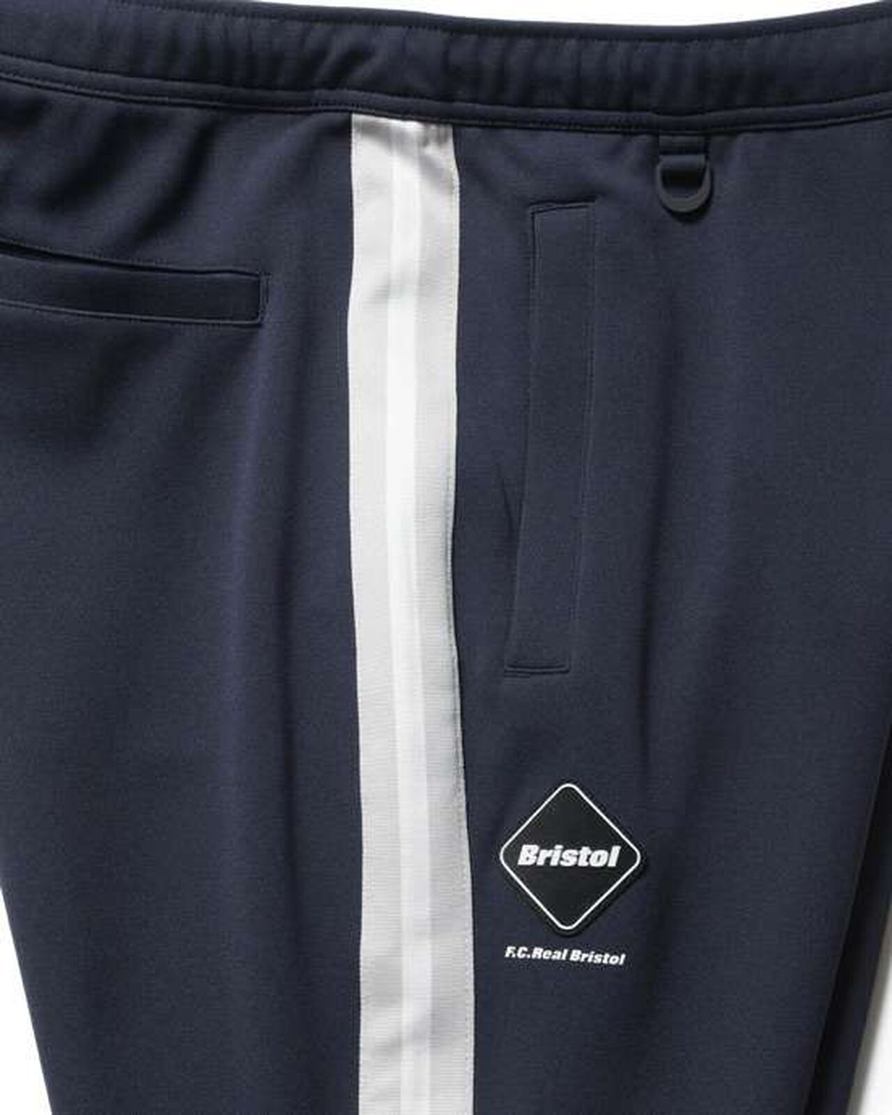 TRAINING TRACK RIBBED PANTS,NAVY, large image number 2