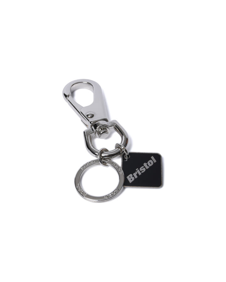 EMBLEM KEYRING,SILVER, medium