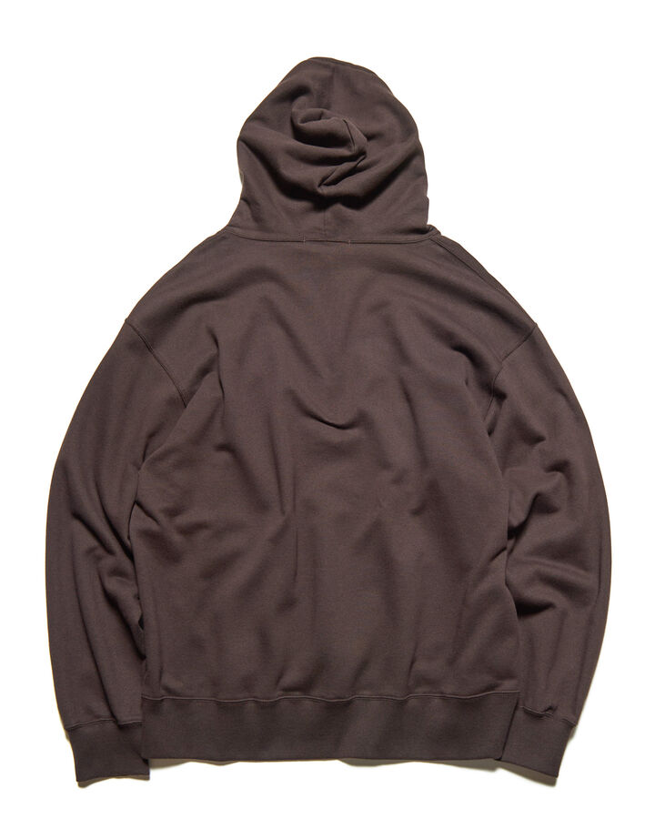 SCORPION WIDE SWEAT HOODIE,BROWN, medium image number 1