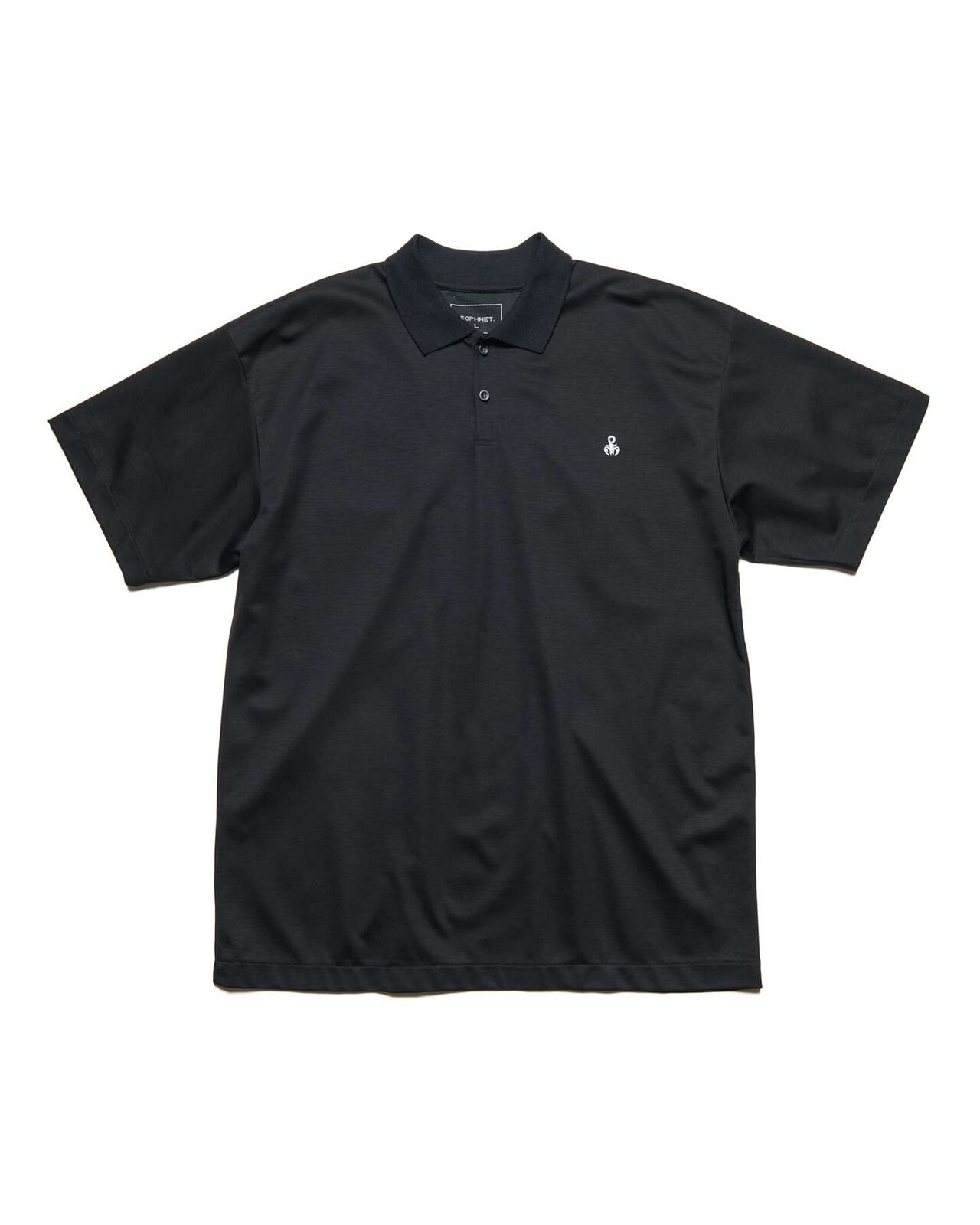 SUPIMA COTTON S/S POLO SHIRT,BLACK, large image number 0