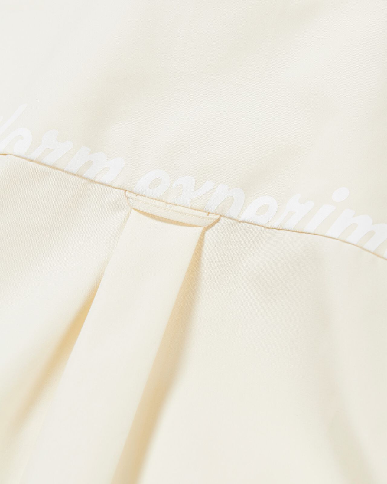 COTTON WEATHER YOKE LOGO PRINT S/S SHIRT,BEIGE, large image number 2