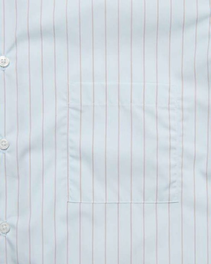 STRIPE S/S SHIRT,LIGHT BLUE, medium image number 2