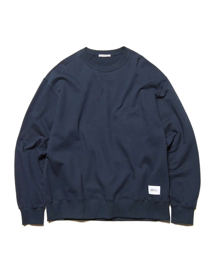 LOOSE SWEATSHIRT,NAVY, medium