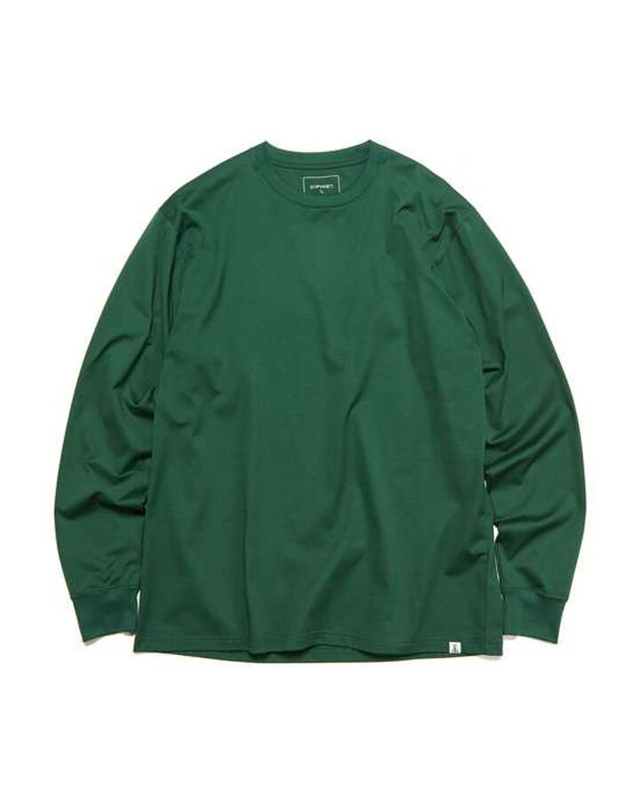 ESSENTIAL L/S TEE,GREEN, medium image number 0
