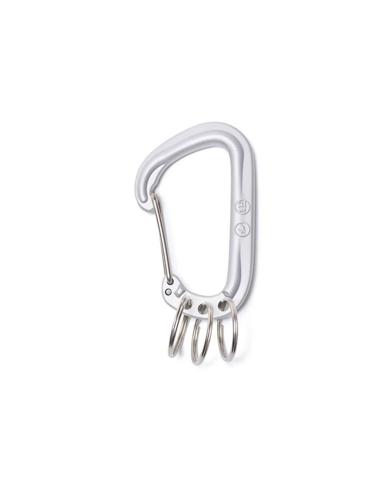 ALMINIUM CARABINER,SILVER, large image number 0