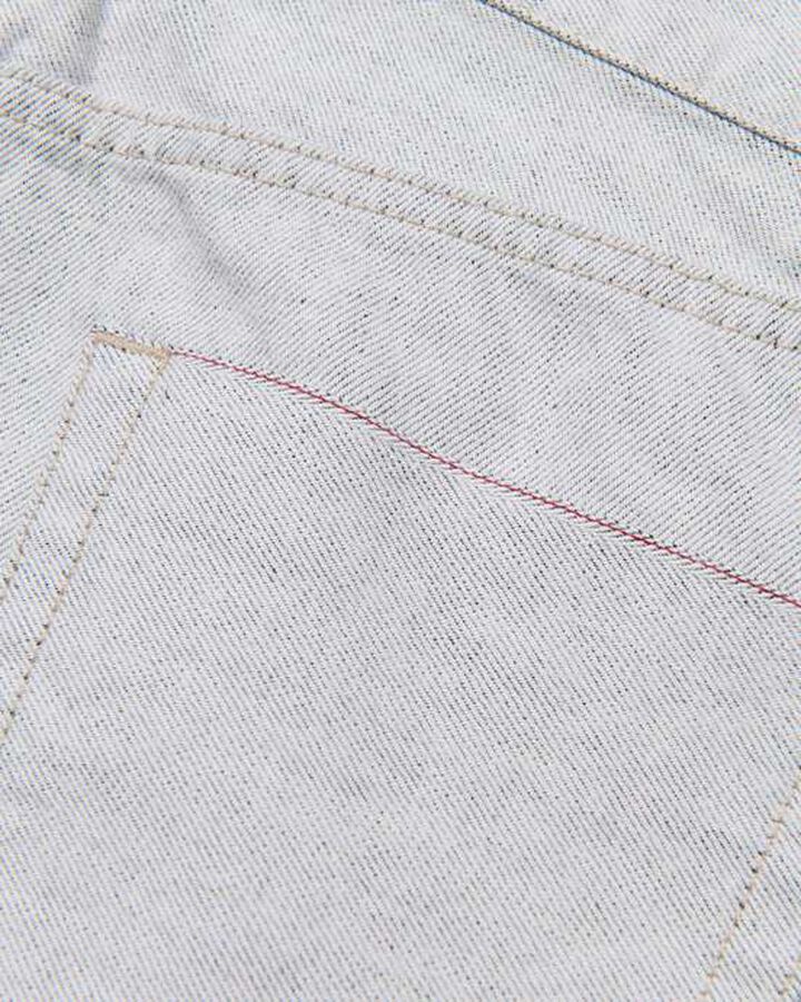 WASHED SLIM FIT JEANS,WHITE, medium image number 4