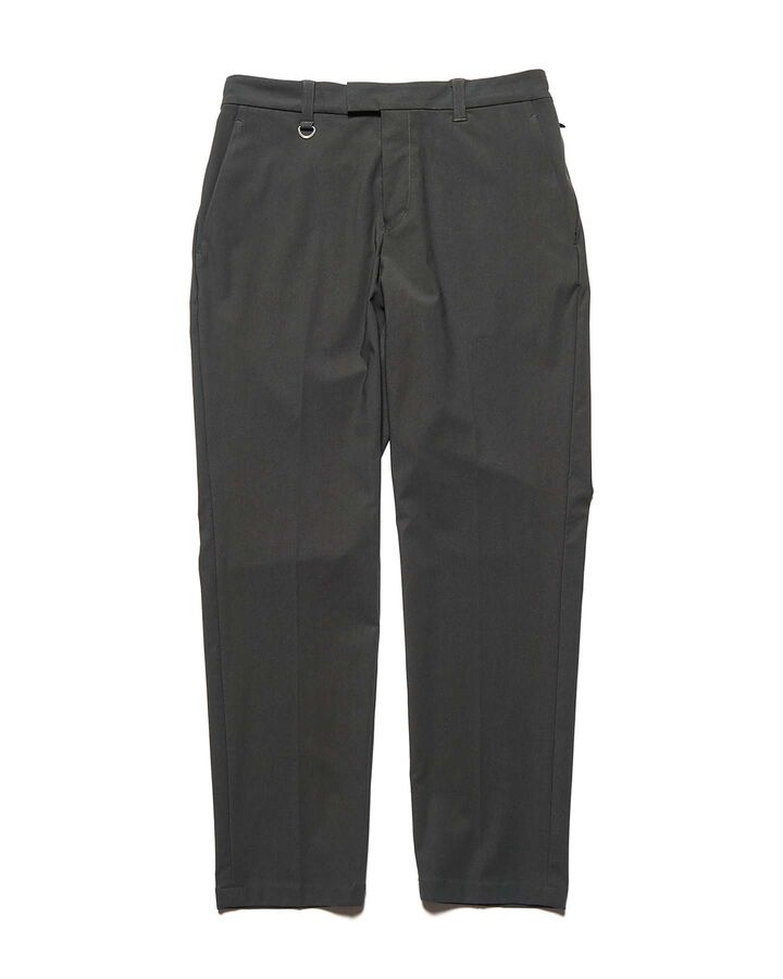 4-WAY STRETCH SLIM-FIT SHIRRING SLACKS,CHARCOAL GRAY, medium image number 0