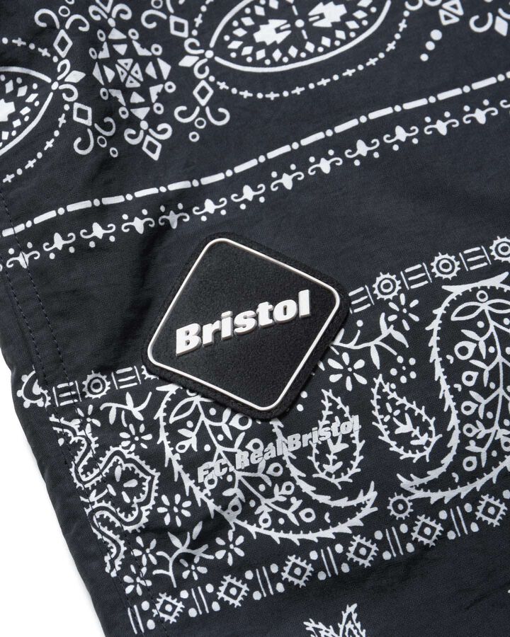 BANDANA NYLON EASY PANTS,BLACK, medium image number 2