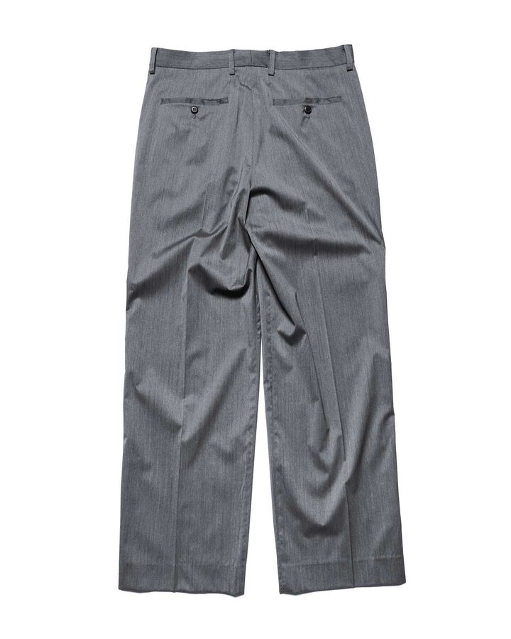 REFINED PIPING SLACKS,GRAY, medium image number 2