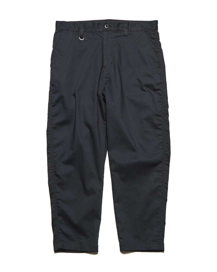 STRETCH TWILL SLIM CROPPED PANTS,BLACK, medium