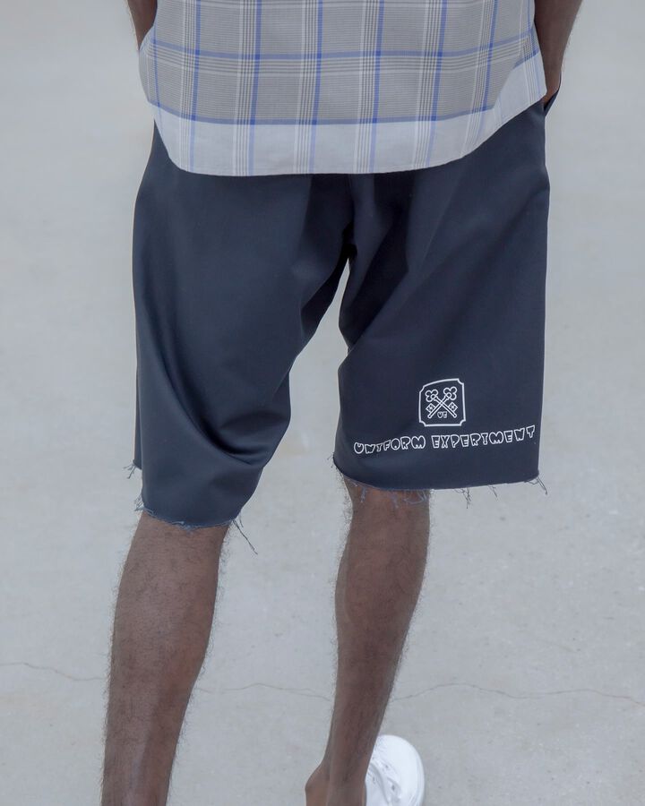 CUT OFF SHORTS,NAVY, medium image number 4