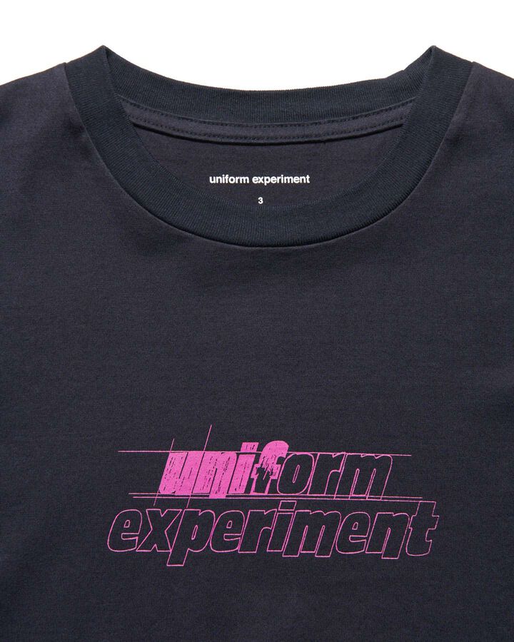 IN-PROCESS PRINT TEE,NAVY, medium image number 2
