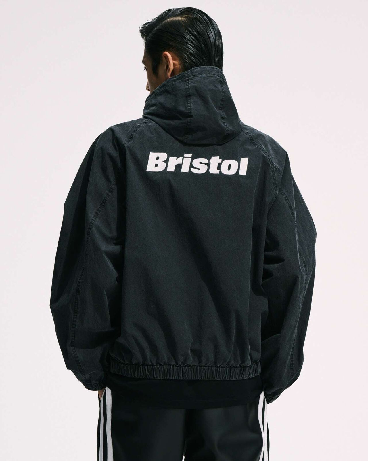WASHED CRISP DENIM HOODED BLOUSON,INDIGO, large image number 6