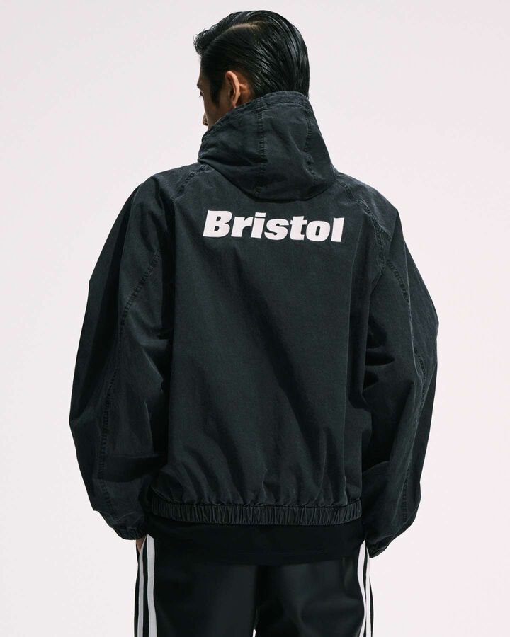 WASHED CRISP DENIM HOODED BLOUSON,INDIGO, medium image number 6