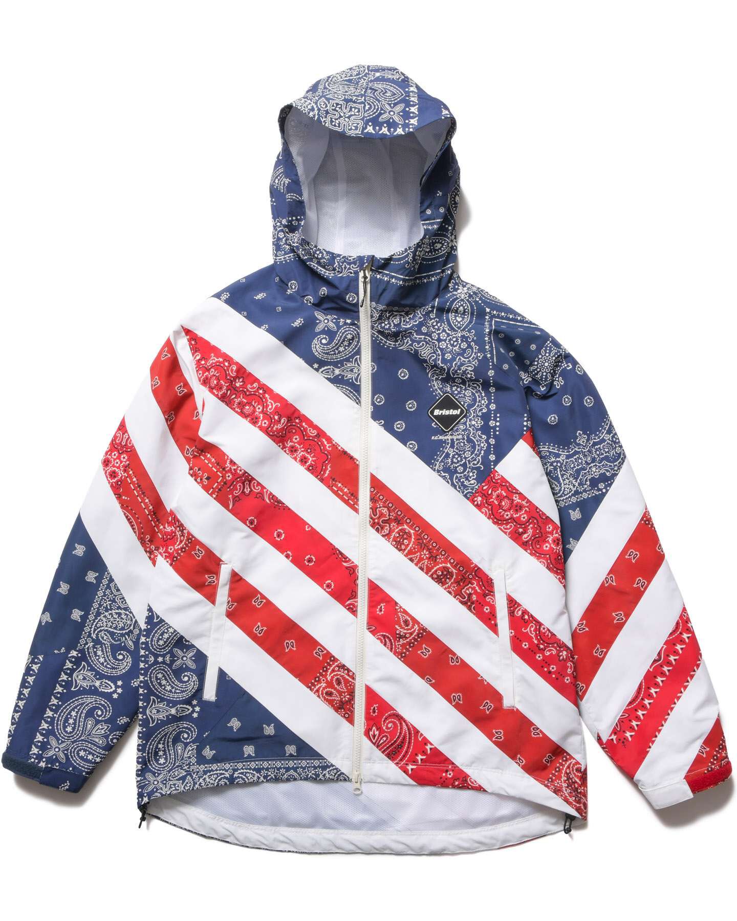 PATCHWORK STRIPE PRACTICE JACKET