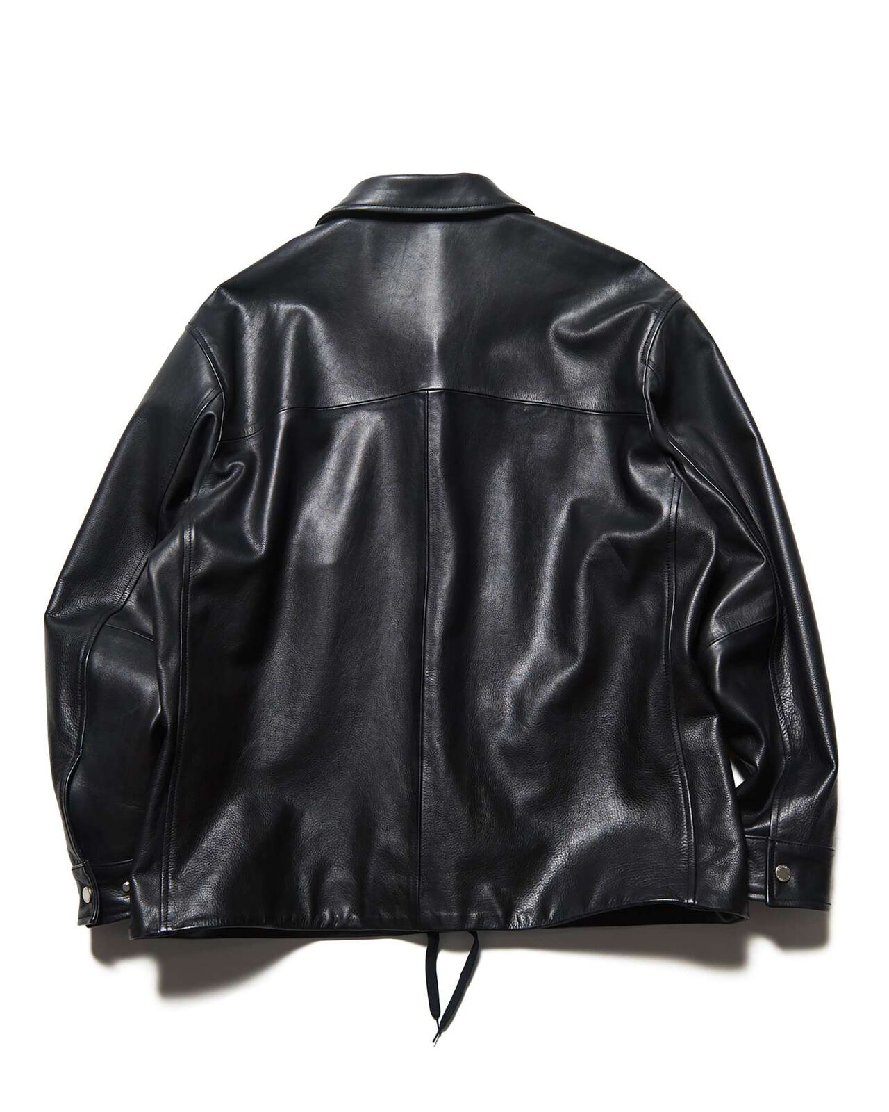 LEATHER COACH BLOUSON,BLACK, large image number 1