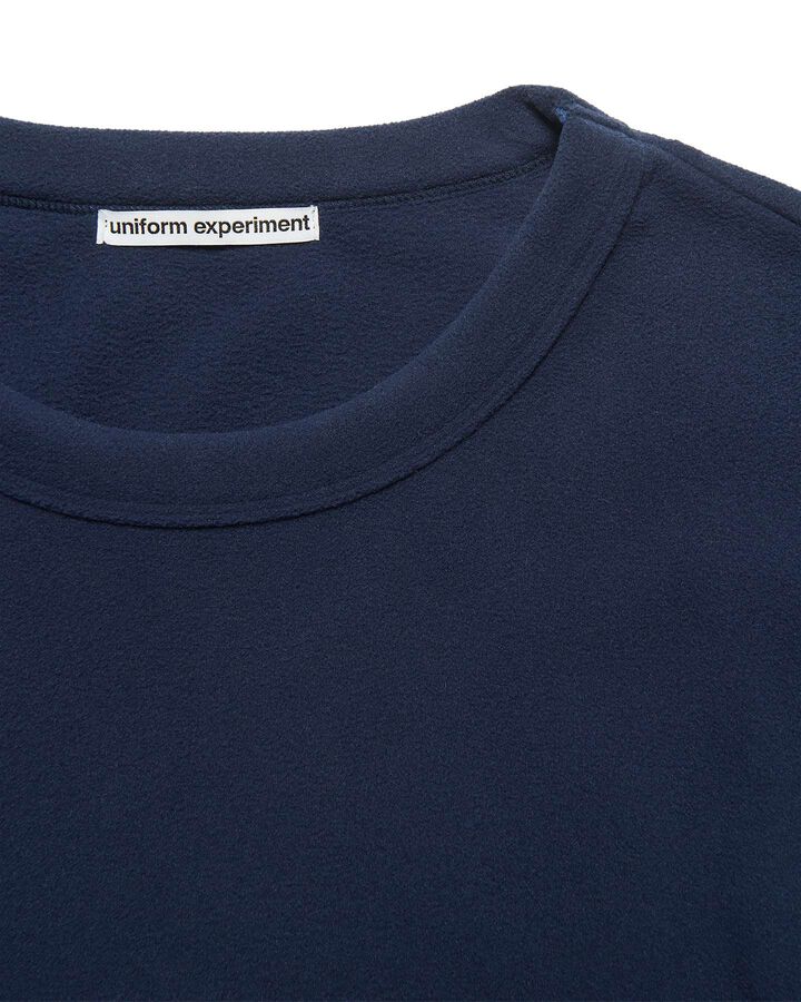 FLEECE CREWNECK TOP,NAVY, medium image number 3