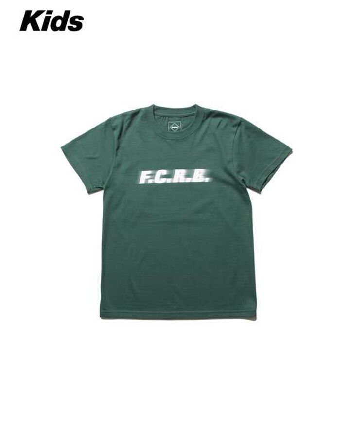 BLURRED LOGO S/S TEE,GREEN, medium
