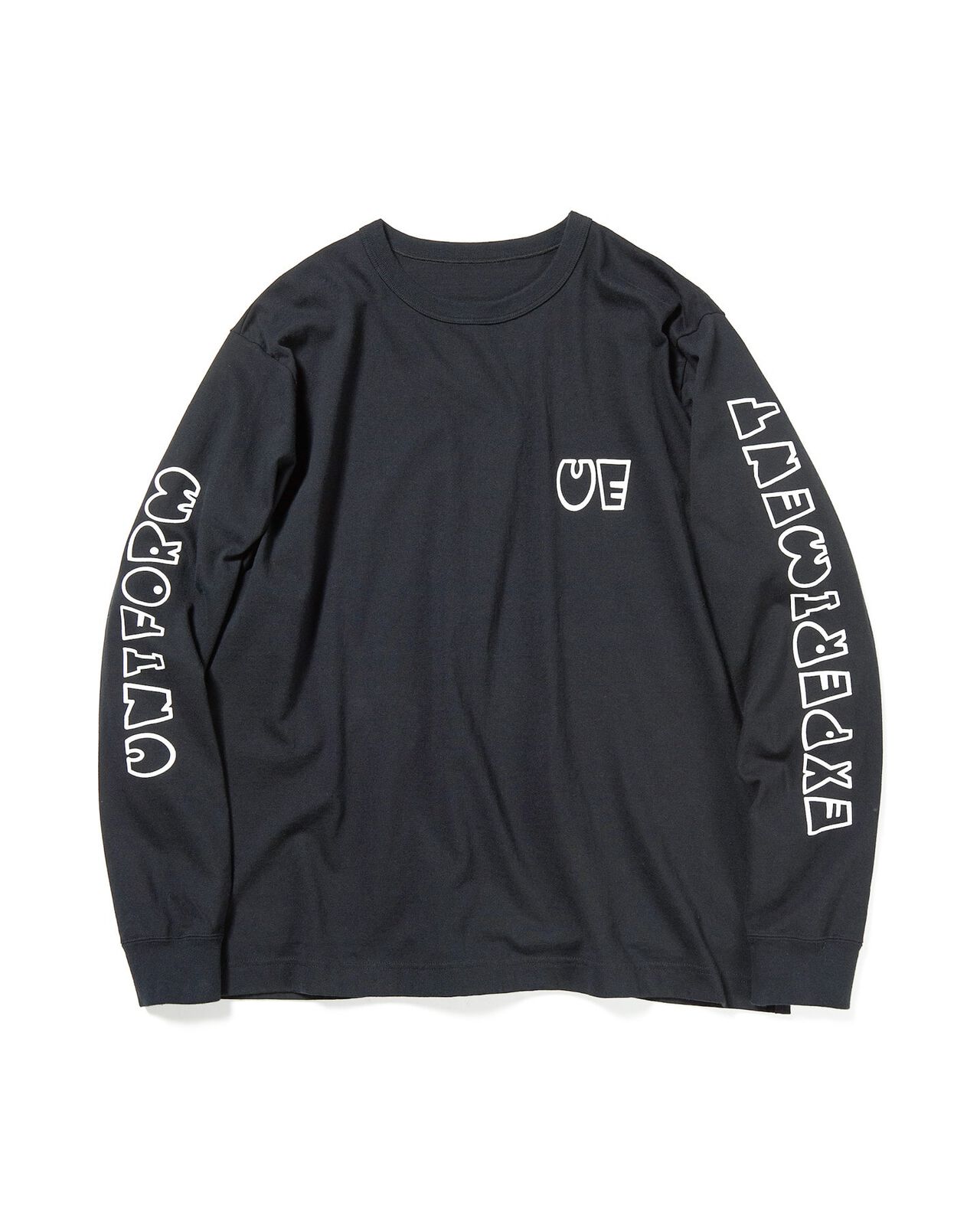 AUTHENTIC L/S WIDE TEE,BLACK, large image number 0