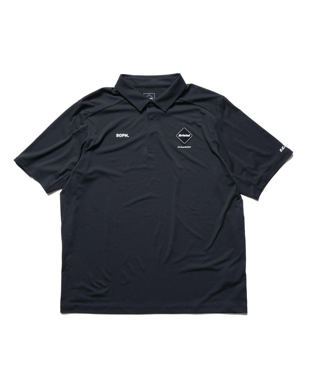 S/S TECH POLO,BLACK, large image number 0