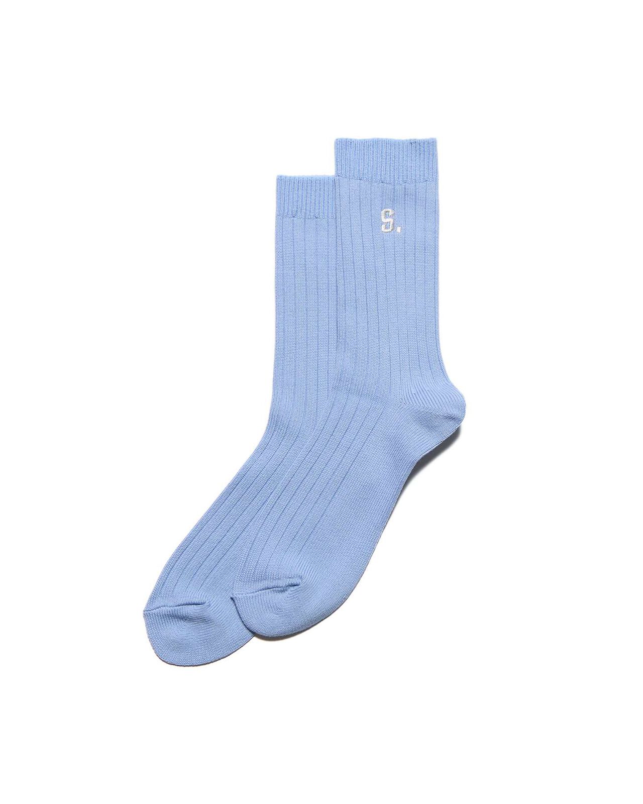 RELAX PILE SOCKS,LIGHT BLUE, large image number 0