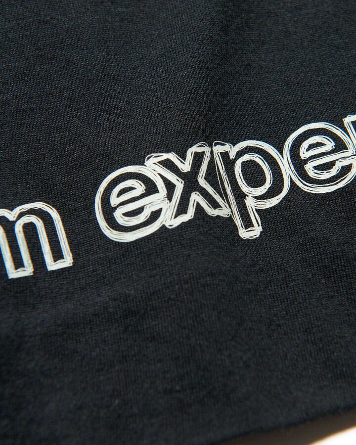 IN-SEWING L/S TEE,BLACK, medium image number 2
