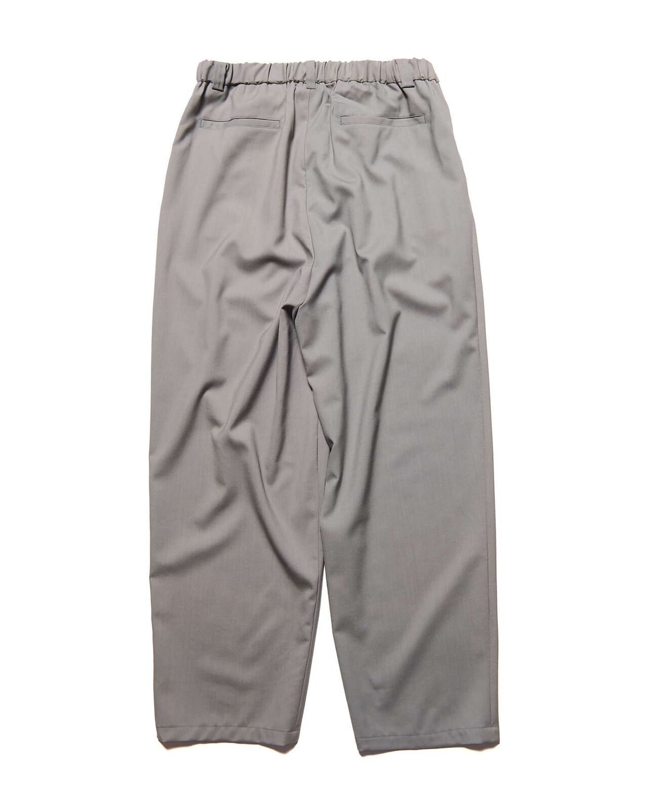 WASHBLE WOOL TAPERED BOLD PANTS,GREIGE, large image number 1