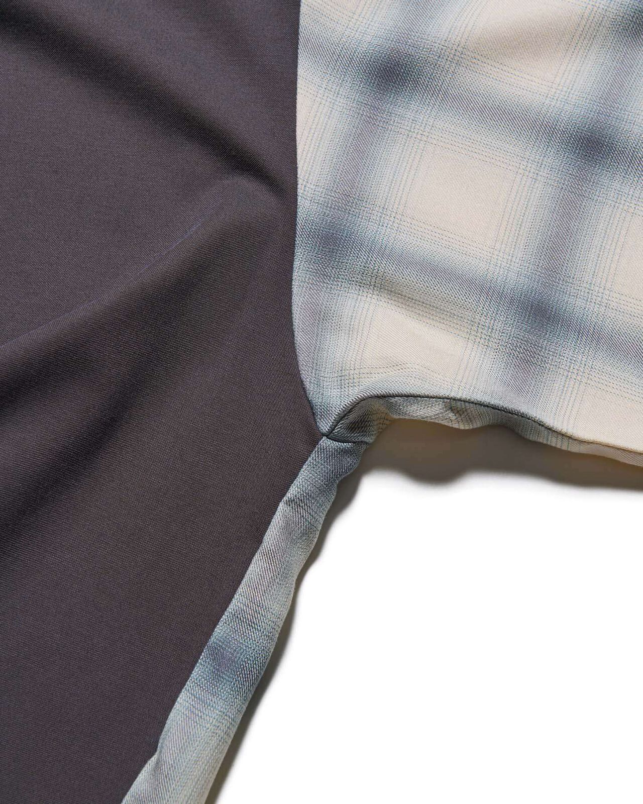 FABRIC-MIX L/S TOP,OFF WHITE, large image number 3