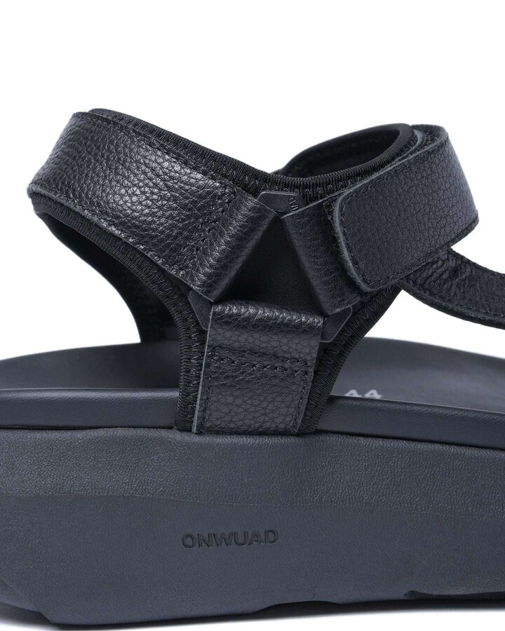 ONWUAD LEATHER SANDALS,BLACK, medium image number 4