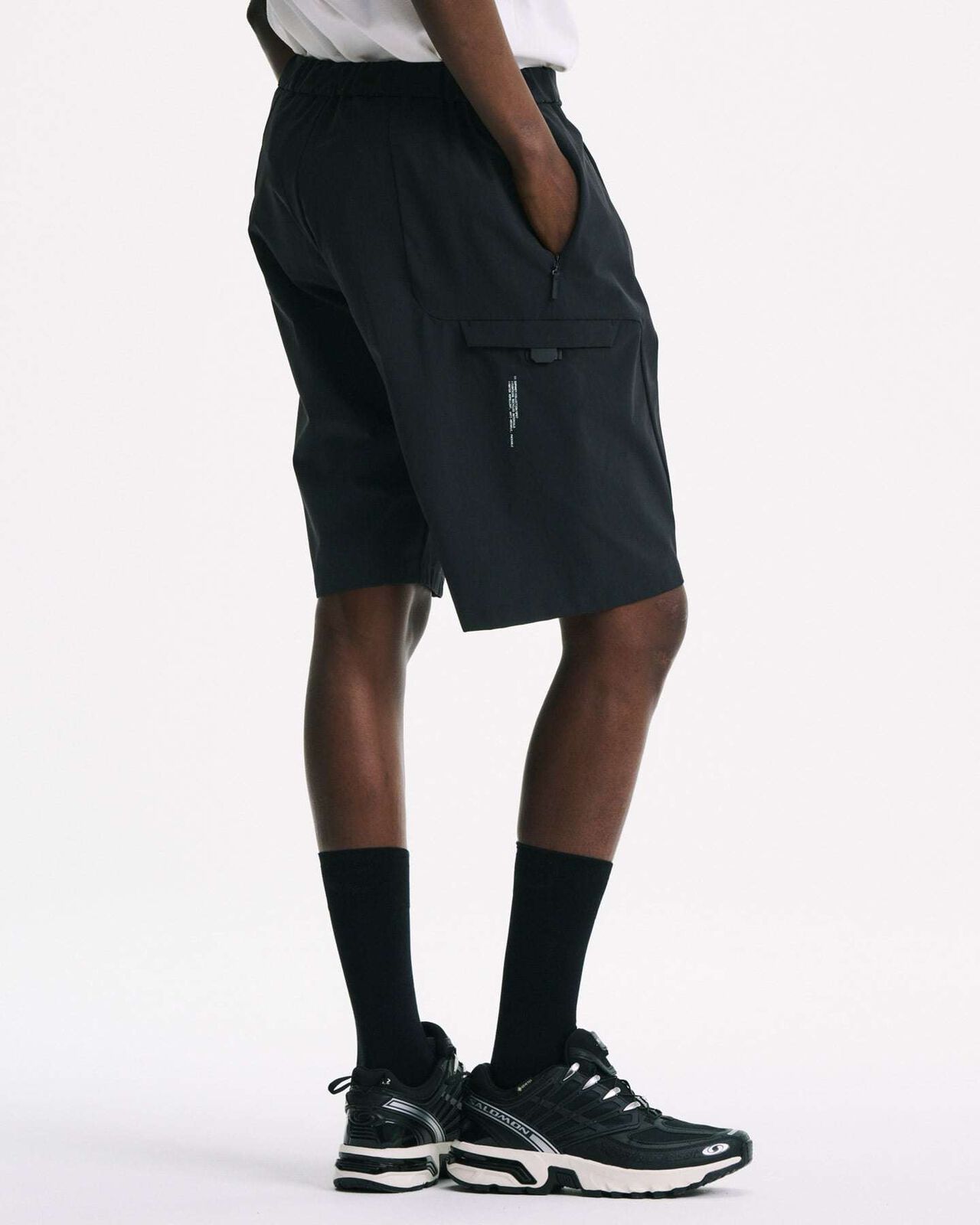 EX. EXTRAPEDITION SIDE POCKET SHORTS,BLACK, large image number 5